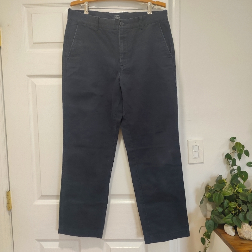 J.Crew Bleecker Athletic slim fit navy chino